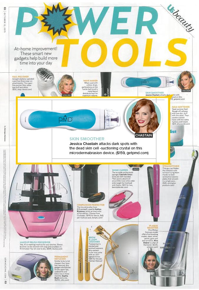 Jessica Chastain: Power Tools featuring the PMD Personal Microderm