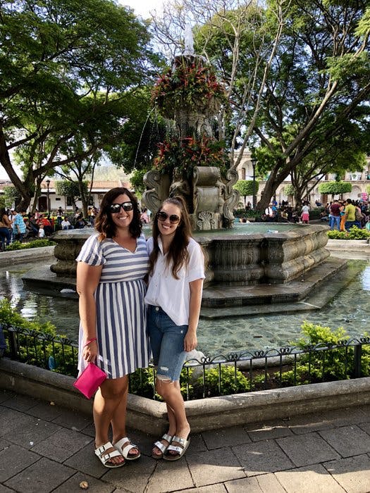 Alyssa and Natalie in Guatemala