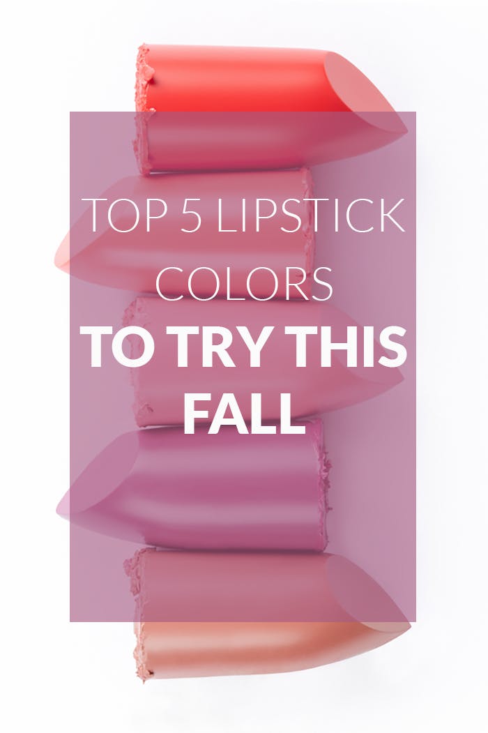 Top 5 Lipstick Colors To Try this Fall
