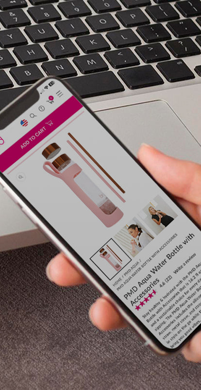 Rave Reviews: Image of a cellphone browsing throught the PMD Website