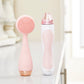 gemstone_pro_BlushRQ?PMD Clean Pro RQ in blush and Personal Microderm Pro in Blush on counter