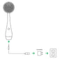 4002-CABLE?Directions to insert long end of cable  into device and plug USB end into outlet
