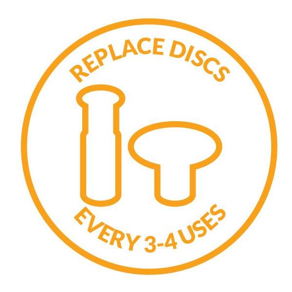 Hand & Foot Kit Replacement Discs - Very Coarse & Body Only